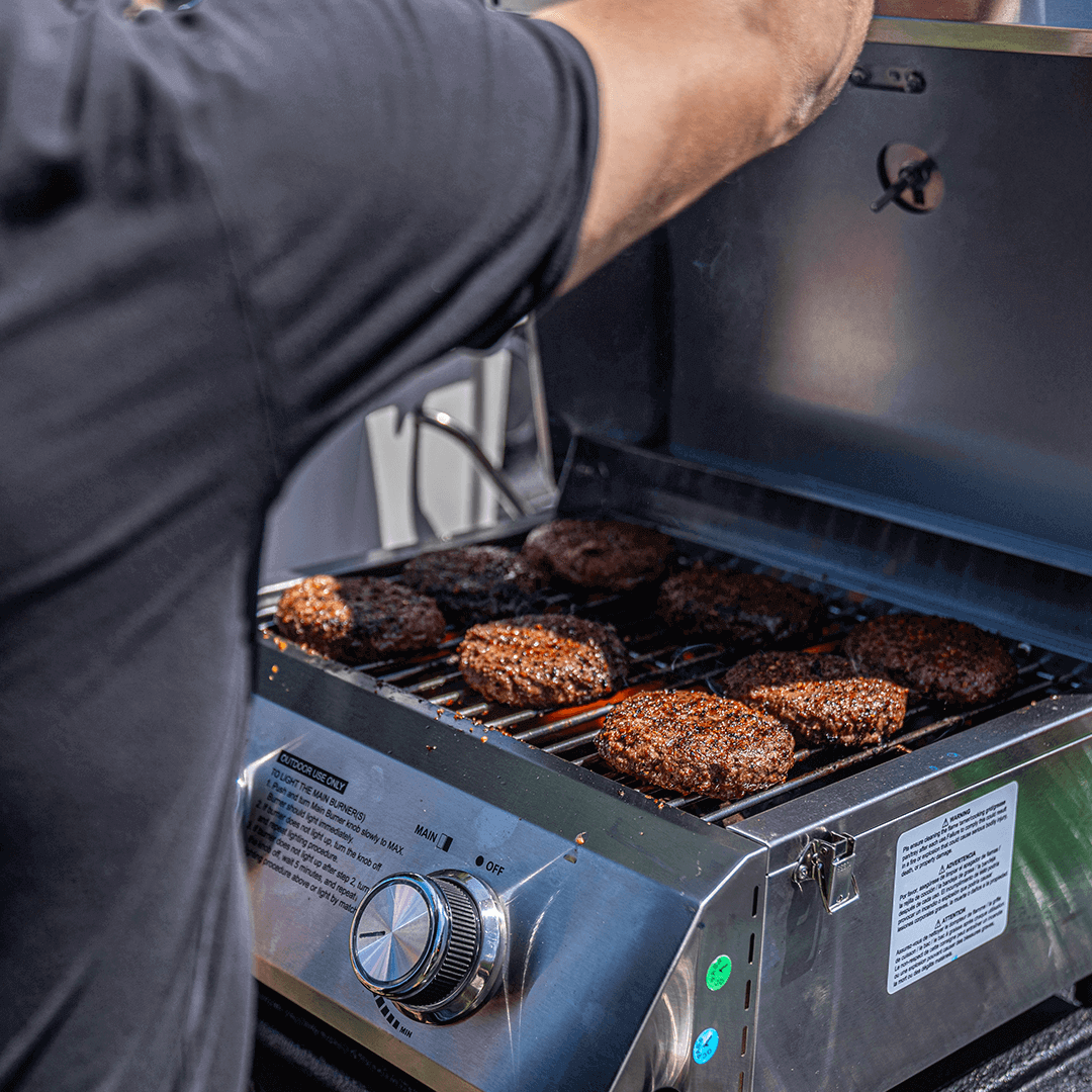 Monument Grills 13742 Stainless Tabletop Propane Gas Grill Portable 15,000 BTU 2-Burner BBQ – SKU 13742