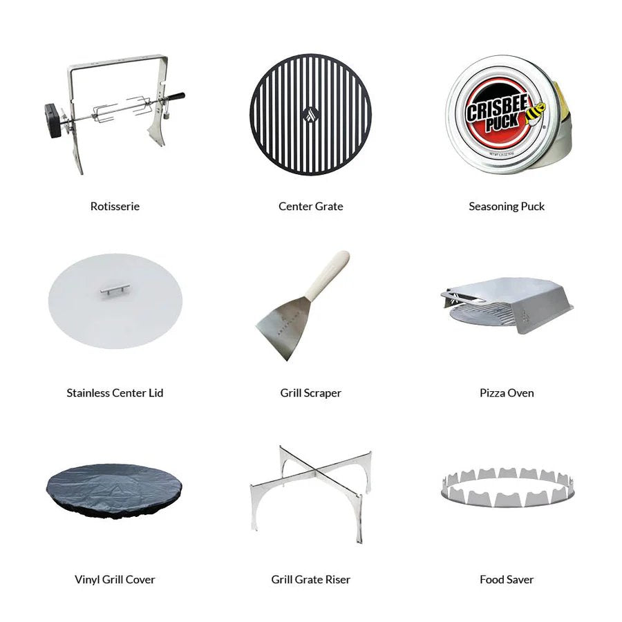 Arteflame XXL 40" Flat Top Grill - High Euro Base Accessories