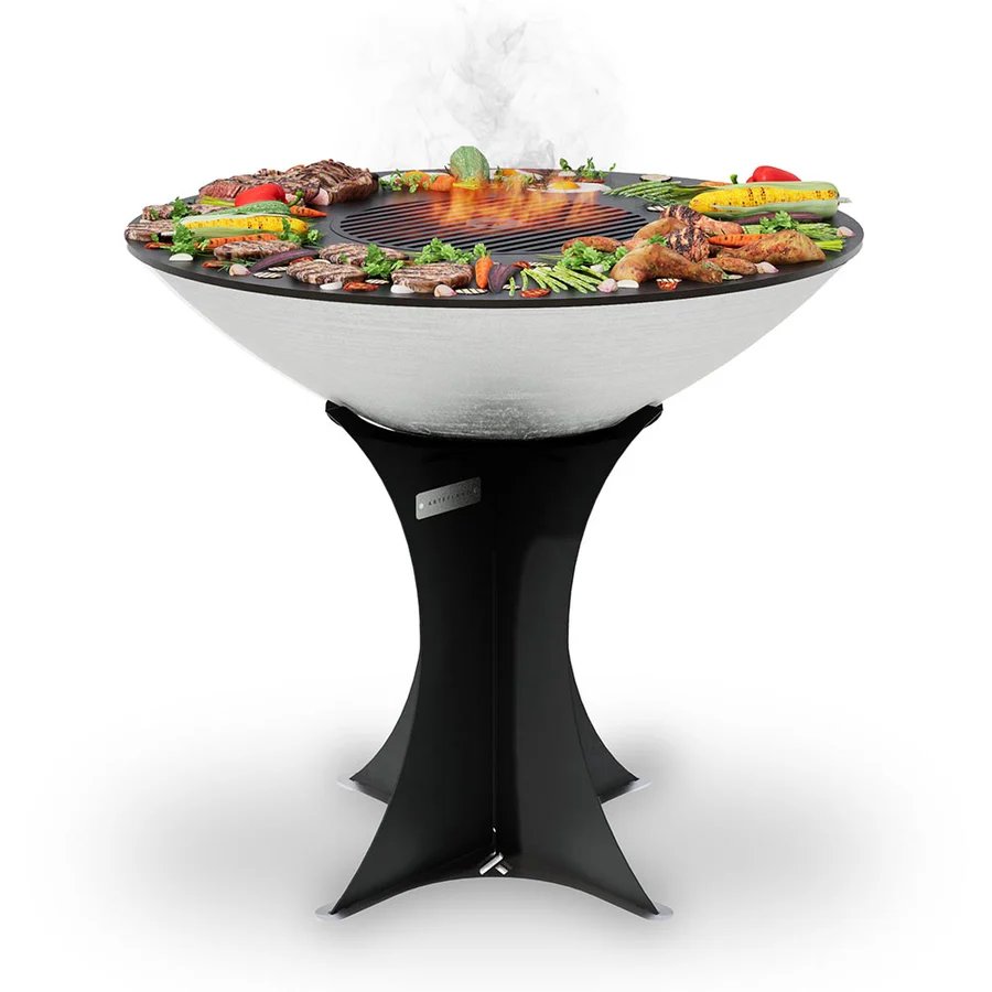 Arteflame XXL 40" Flat Top Grill - High Euro Base Black