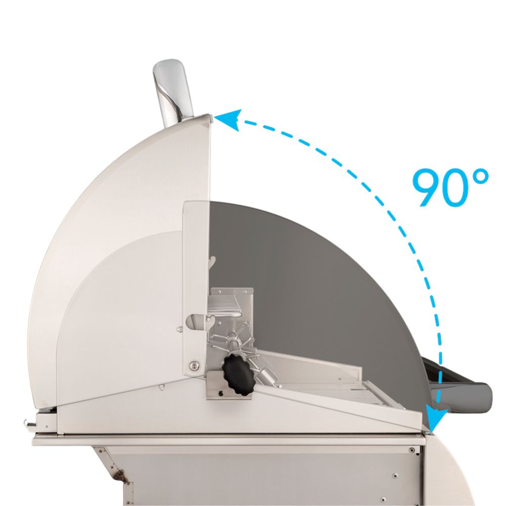 Fire Magic - A540I-7EAP - Aurora 30-Inch Built-In Propane Gas Grill - 90 Degree Double Walled Hood