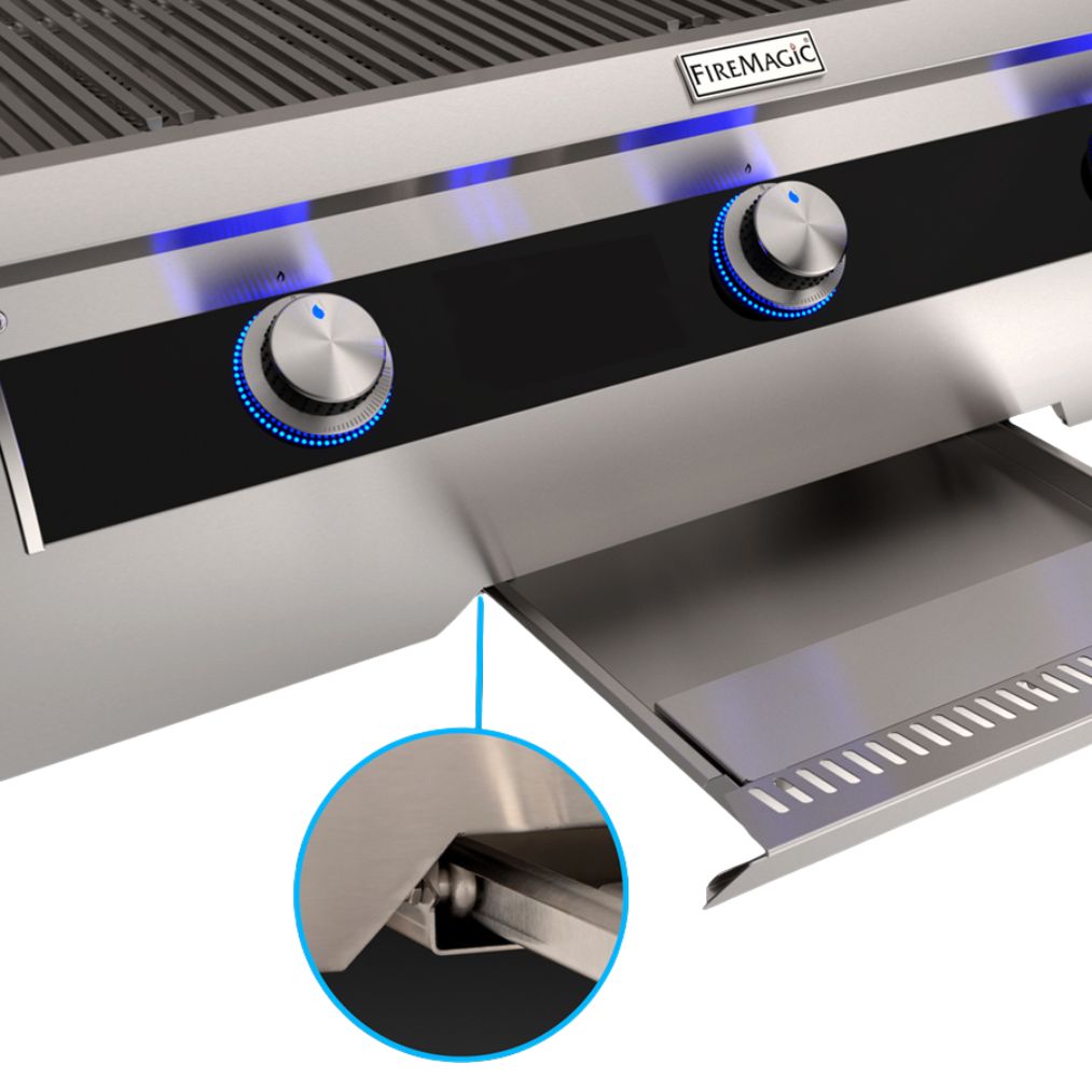 Fire Magic E1060I-9EAP 48-Inch Built-In Propane Grill With Rotisserie & Analog Thermometer - Echelon Drip Tray Analog