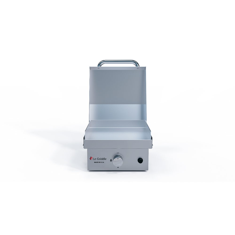 Le Griddle The Wee Gas Griddle With Lid - GFE40 LK - Stainless steel grill