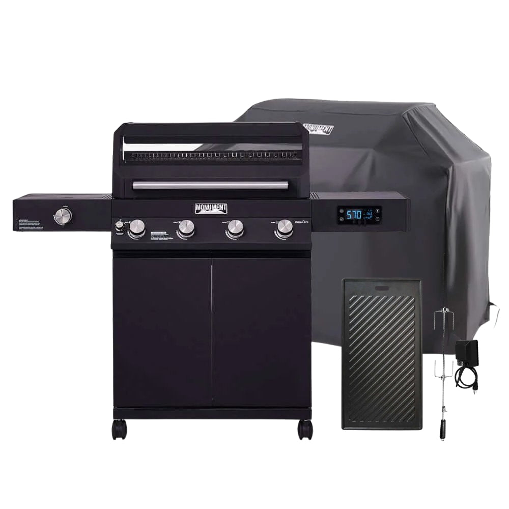 Monument Grills Denali 425 | Black Smart Tech Propane Gas Grill