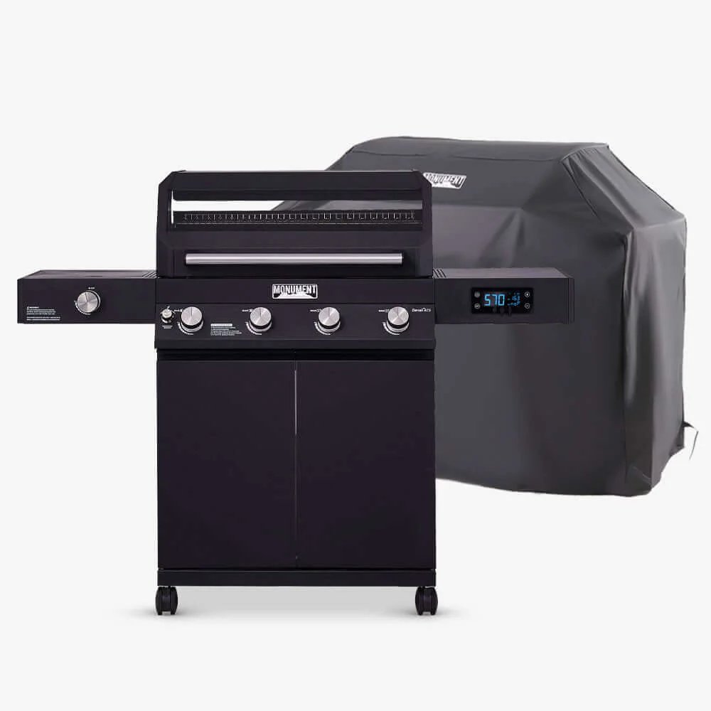 Monument Grills Denali 425 | Black Smart Tech Propane Gas Grill