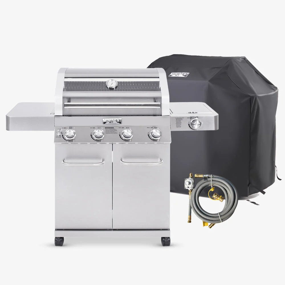 Monument Grills 41847NG | Stainless Natural/Propane Gas Grill