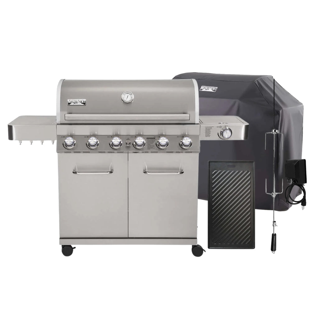 Monument Grills 77352 | Full Stainless Propane Gas Grill