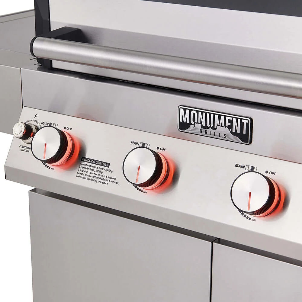 Close-up of Monument Grills Denali 405