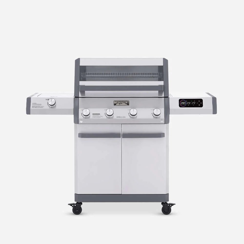 Monument Grills Eminence 405 - on wheels with digital display on a white background