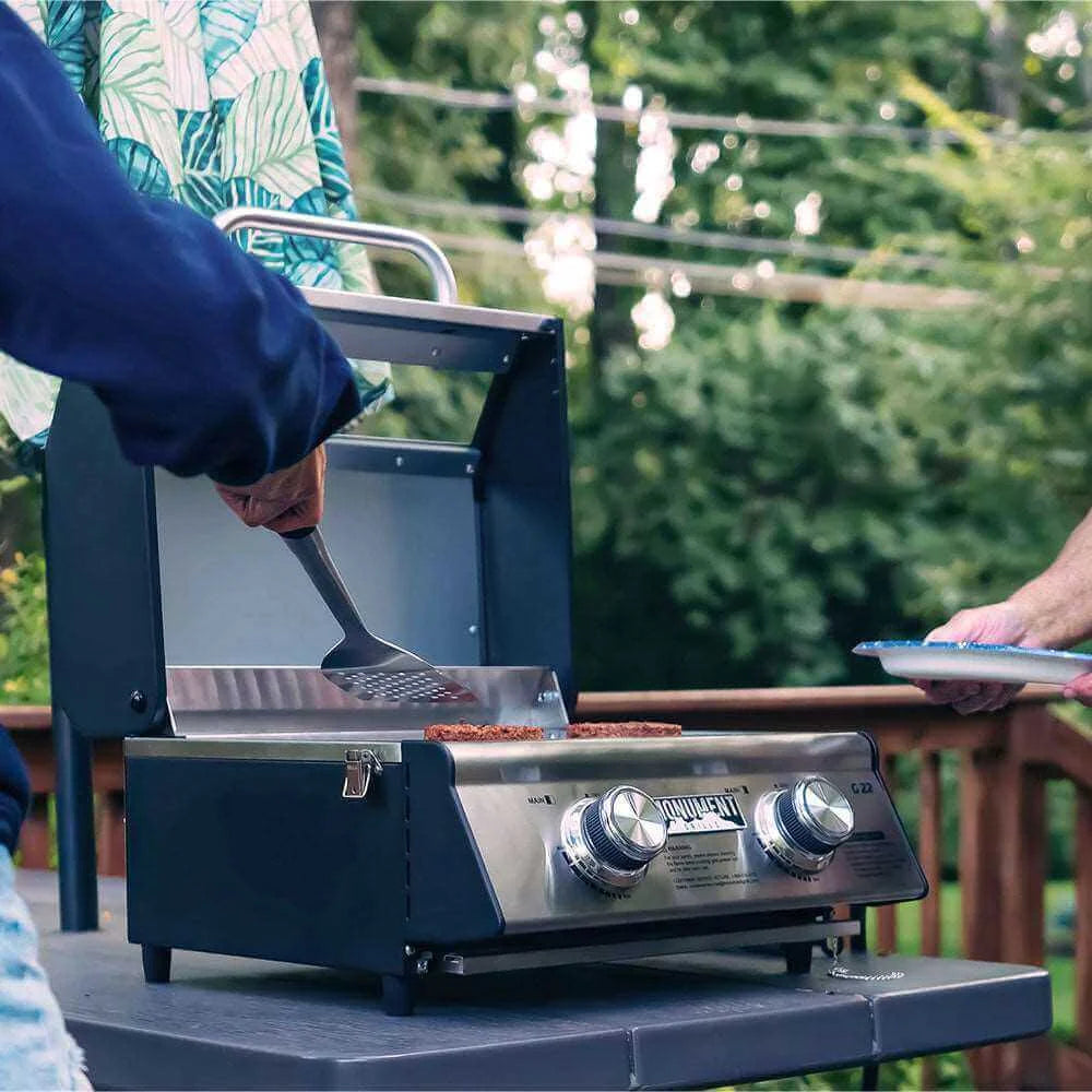 Monument Grills G22 | Stainless Tabletop Propane Gas Grill