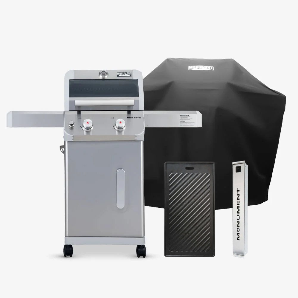 Monument Grills Mesa 200S | Foldable Stainless Gas Grill