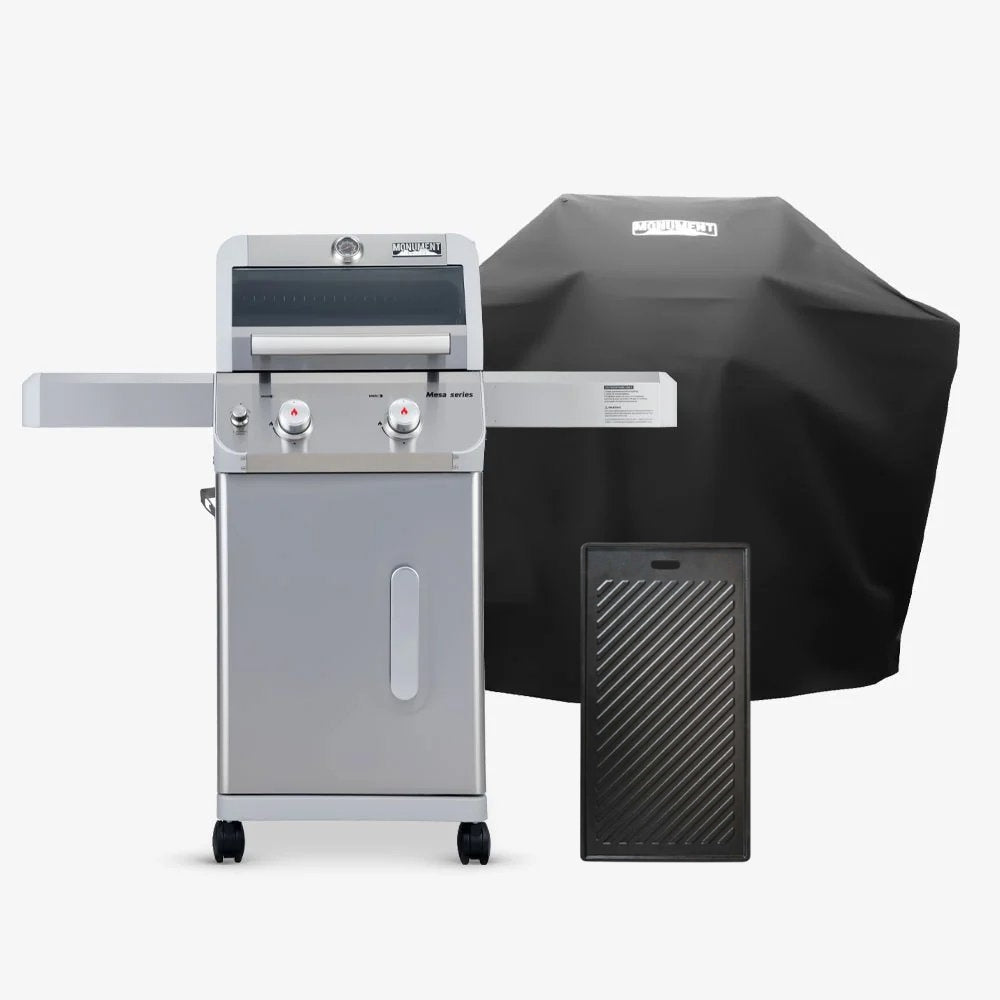Monument Grills Mesa 200S | Foldable Stainless Gas Grill