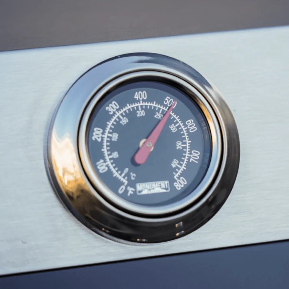 Monument Grills Mesa 305 - Temperature gauge, Close up
