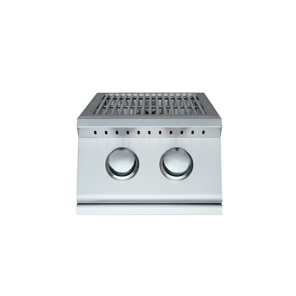 Stainless steel Burner on a white background