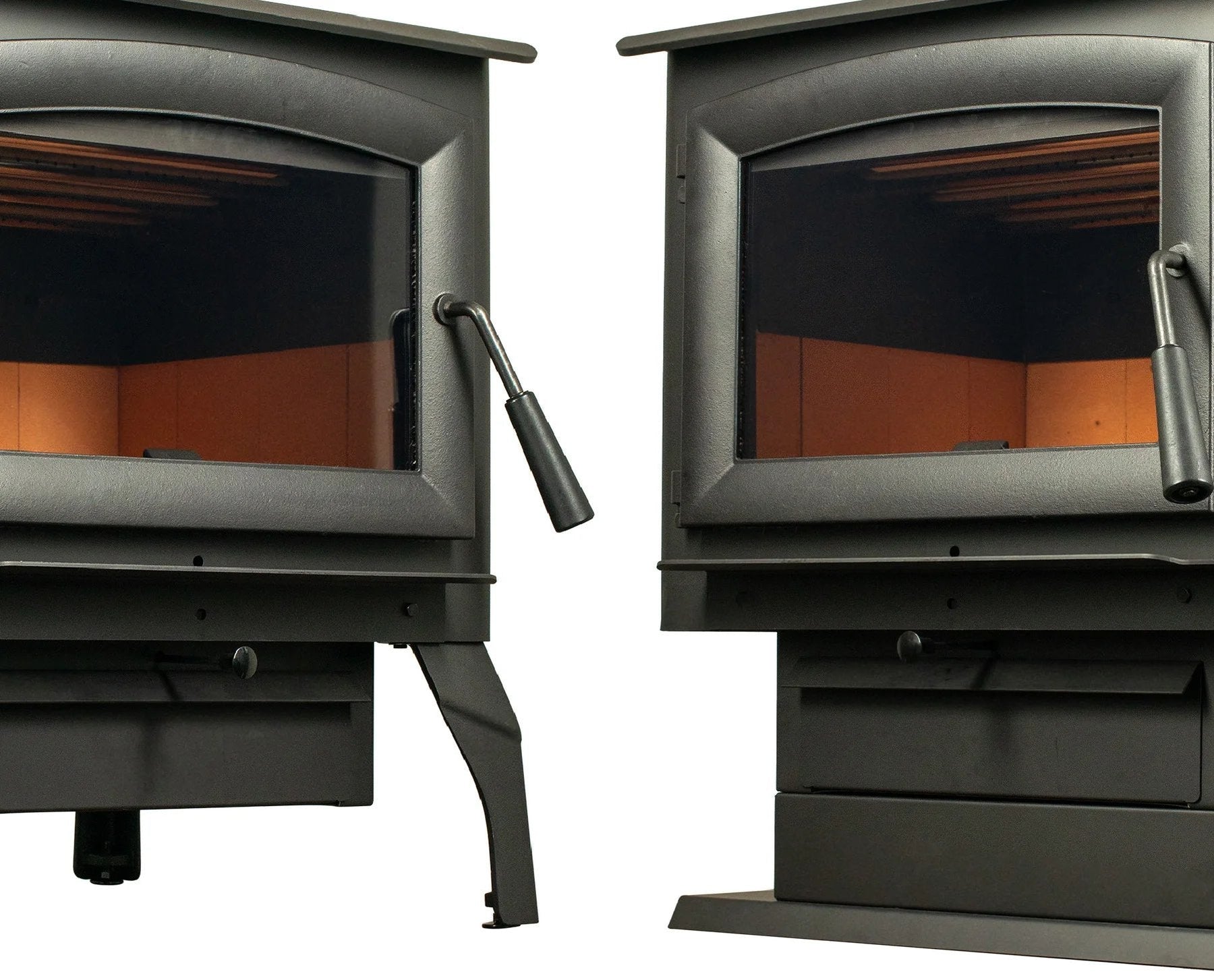 Vogelzang VG2020E-P 2,000 Sq. Ft. Pedestal Wood Stove - legs and pedestal