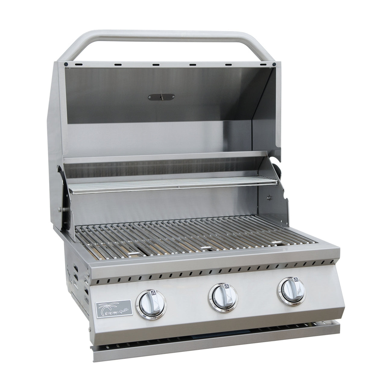 Kokomo Grills 26” Built-In Gas Grill – 3 Burner Stainless Steel BBQ | KO-BAK3BG
