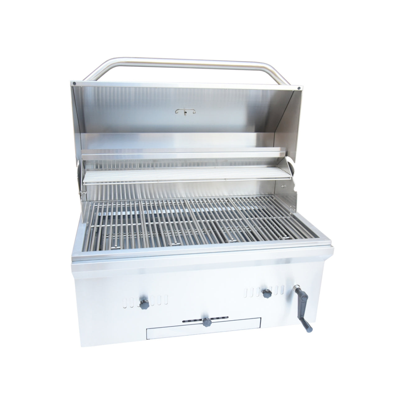Kokomo Grills 32” Built-In Stainless Steel Charcoal BBQ Grill with Temperature Gauge – KO-CHAR32