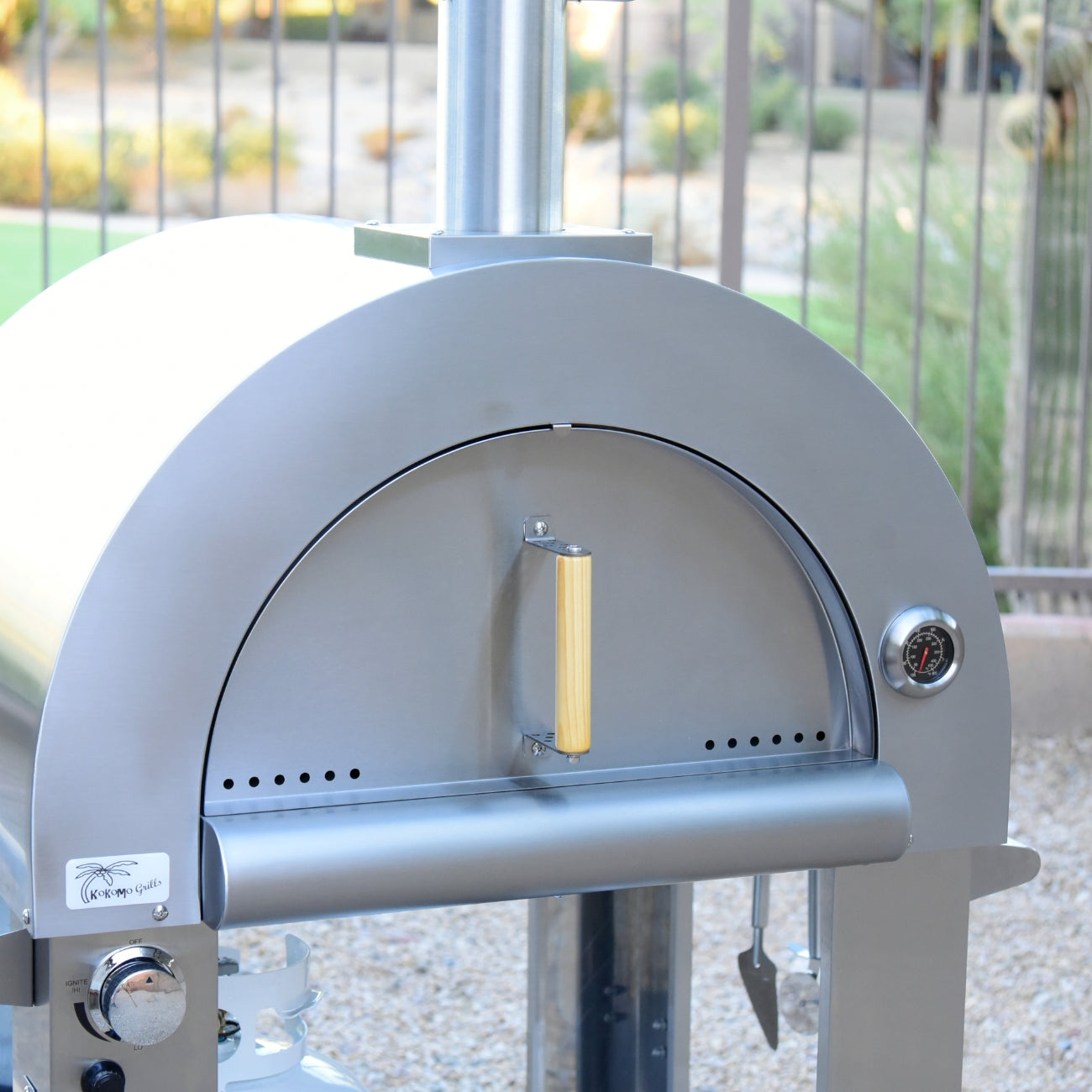 Kokomo Grills 32 Inch Gas or Wood Dual Fuel Pizza Oven | KO-PIZZAOVEN