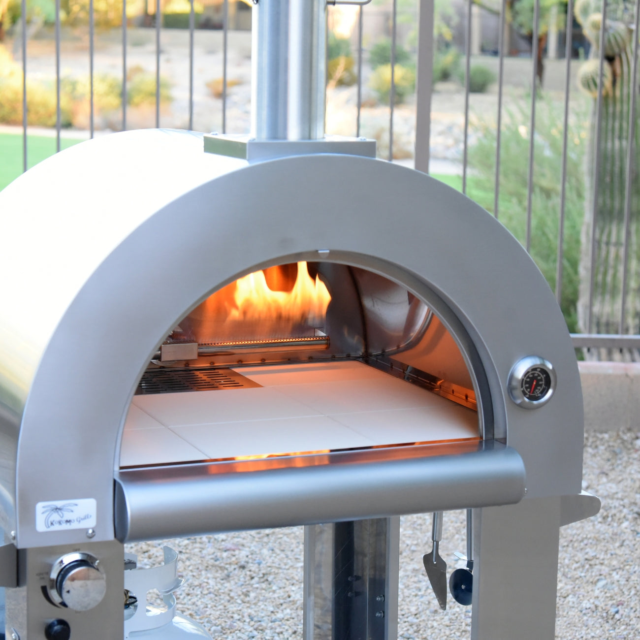 Kokomo Grills 32 Inch Gas or Wood Dual Fuel Pizza Oven | KO-PIZZAOVEN