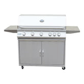 Kokomo Grills 5 Burner 40 Inch BBQ Grill with 304 Stainless Steel Cart