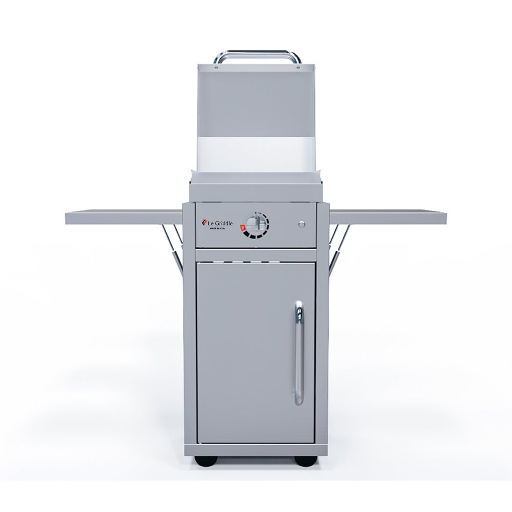 Le Griddle Wee Freestanding Electric Griddle GEE40 CK with 304 stainless steel surface and cart