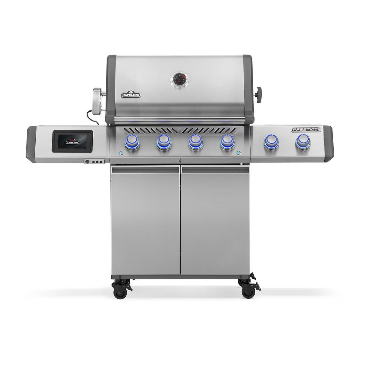 Napoleon Prestige PRO 500 4-burner propane grill with infrared SIZZLE ZONE and smart technology