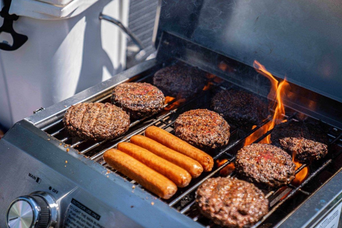Monument Grills 13742 Stainless Tabletop Propane Gas Grill Portable 15,000 BTU 2-Burner BBQ – SKU 13742