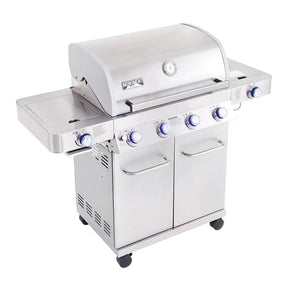 Monument Grills Stainless Infrared Propane Gas Grill 72,000 BTU 4-Burner Sear Grill – SKU 24367