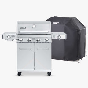 Monument Grills Stainless Infrared Propane Gas Grill 72,000 BTU 4-Burner Sear Grill – SKU 24367