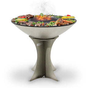 Arteflame XXL 40" Flat Top Grill - High Euro Base Stainless