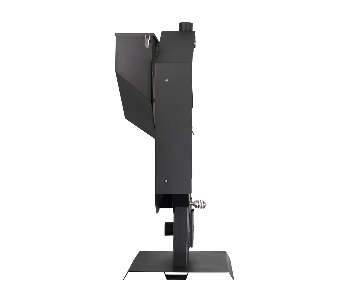 Ashley Wiseway GW1949 2,000 Sq Ft EPA Certified Gravity Fed Non-Electric Pellet Stove - Very Thin Profile