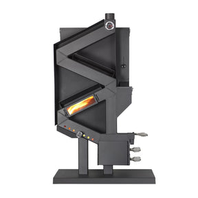 US Stove Wiseway GW1949 2,000 Sq Ft EPA Certified Gravity Fed Non-Electric Pellet Stove