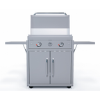 Le Griddle Portable Cart for the 75 Series Griddles – Stainless Steel Cart with Dual Folding Shelves