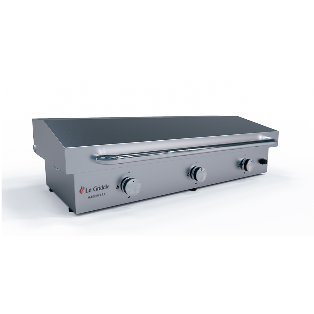 Le Griddle The Big Texan Gas Griddle With Lid - GFE105 LK - Stainless steel griddle