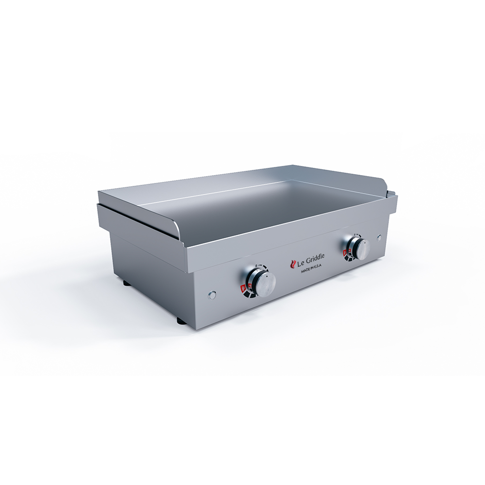 Le Griddle Ranch Hand Freestanding Electric Griddle – Dual Element Stainless Steel Cooking Station
