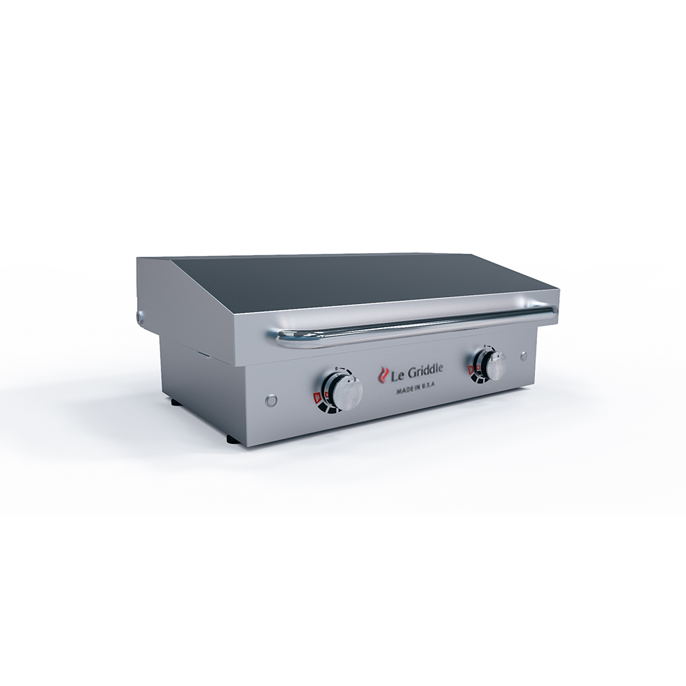 Le Griddle The Ranch Hand Electric Griddle With Lid Electric Griddle with Dual Heating Elements