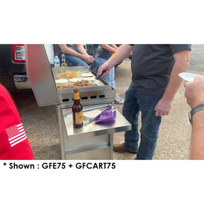 Le Griddle Ranch Hand Freestanding Electric Griddle – Dual Element Stainless Steel Cooking Station