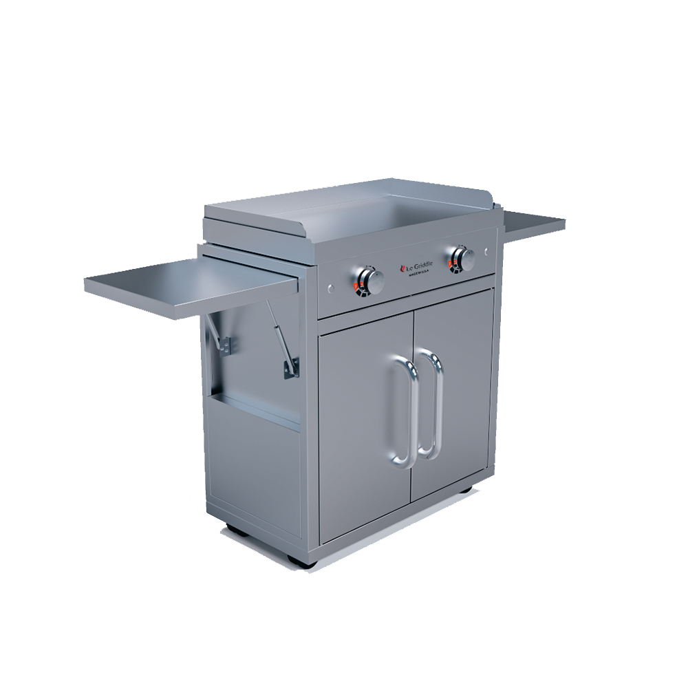 Le Griddle Ranch Hand Freestanding Electric Griddle – Dual Element Stainless Steel Cooking Station