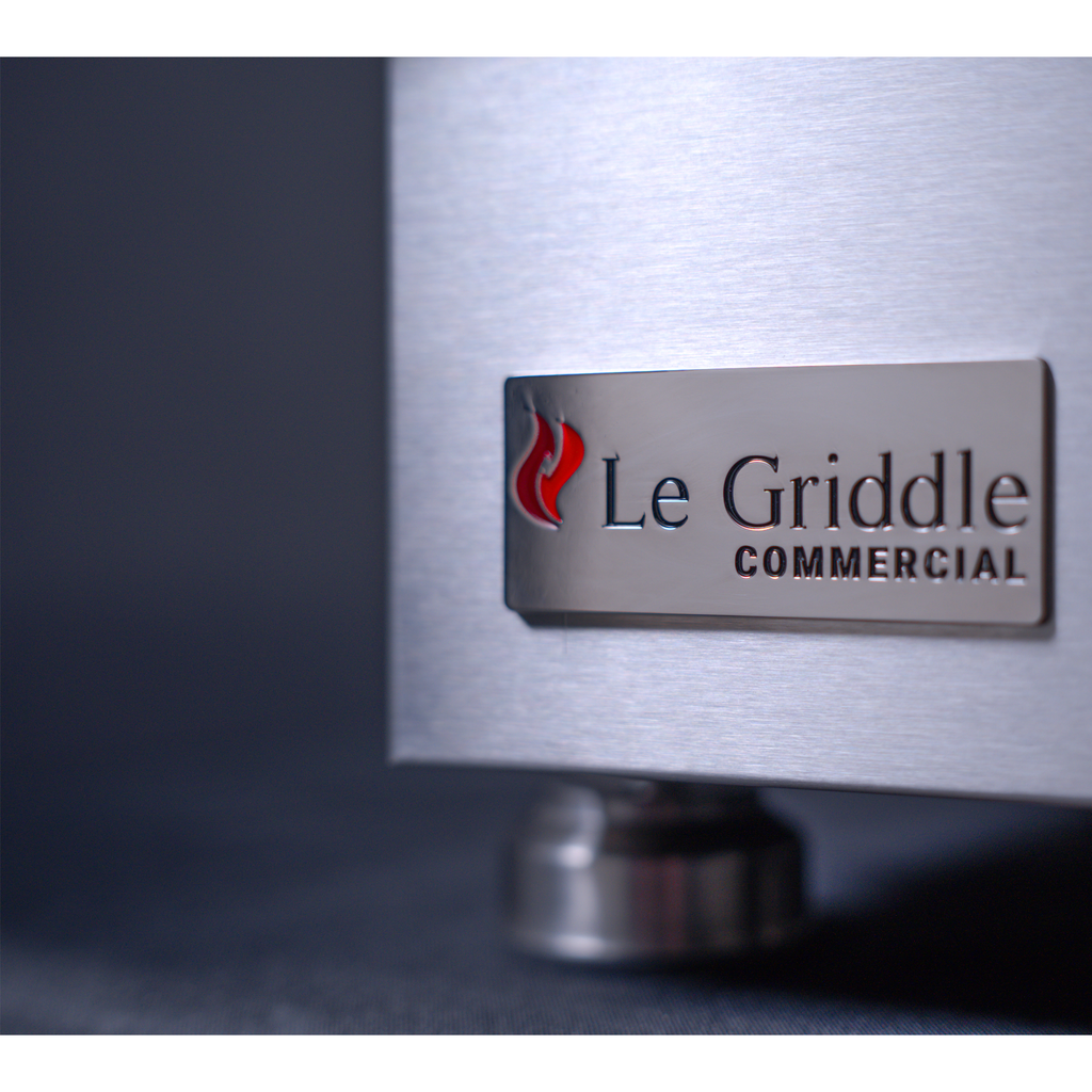 Le Griddle Commercial Series 75 Gas Griddle 3mm Cooking Plate High-Heat Performance SKU OML75C3