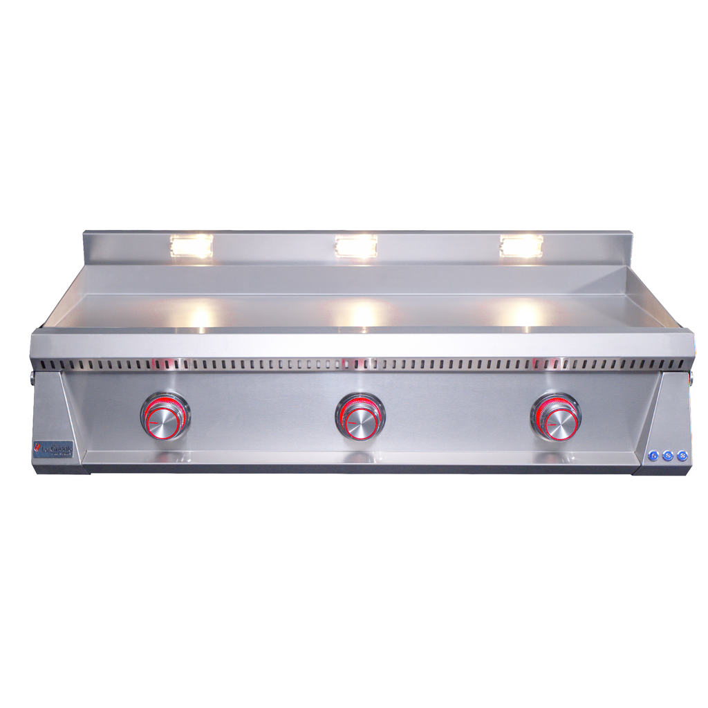 Le Griddle Pro Series 105 Gas Griddle 3mm Cooking Plate Natural Gas or Propane OML105P3