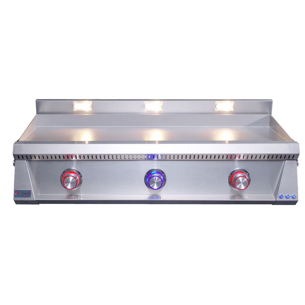 Le Griddle Pro Series 105 Gas Griddle 3mm Cooking Plate Natural Gas or Propane OML105P3
