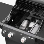 Monument Grills Mesa 220 Foldable Propane Gas Grill Compact Outdoor Grill | Clearview Lid | M220