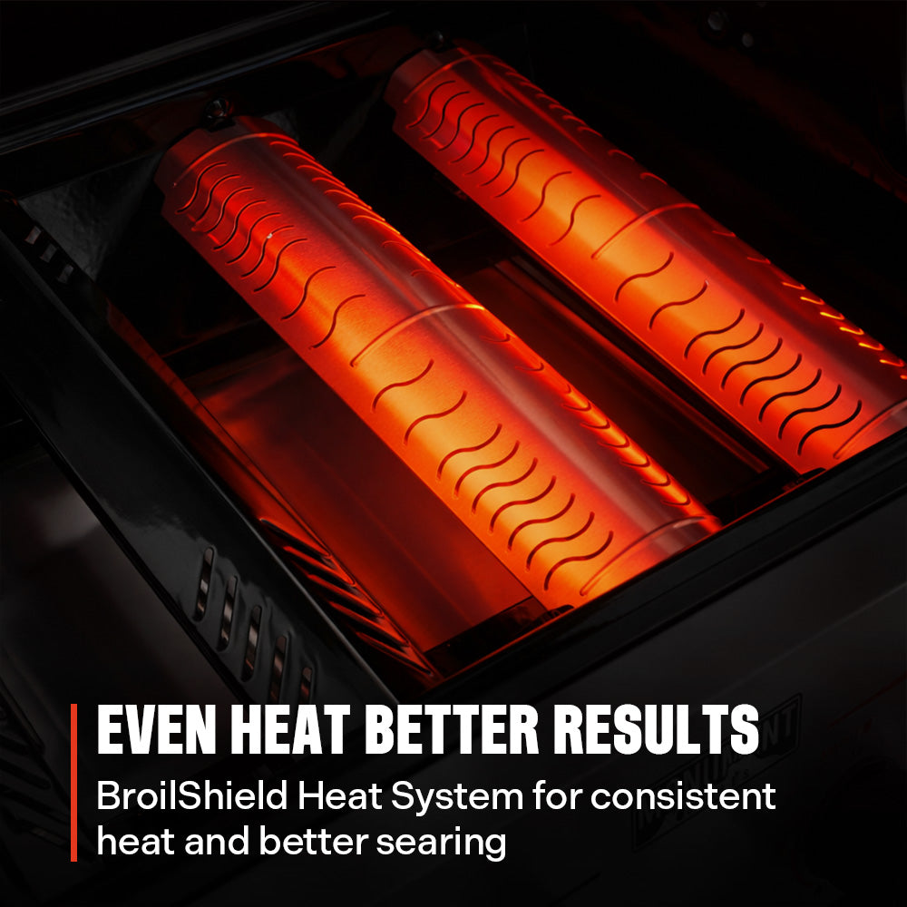 Monument Grills Mesa II 410BZ Stainless Propane Gas Grill Fast Heat 37,000 BTU Searing System SKU M2-410BZ
