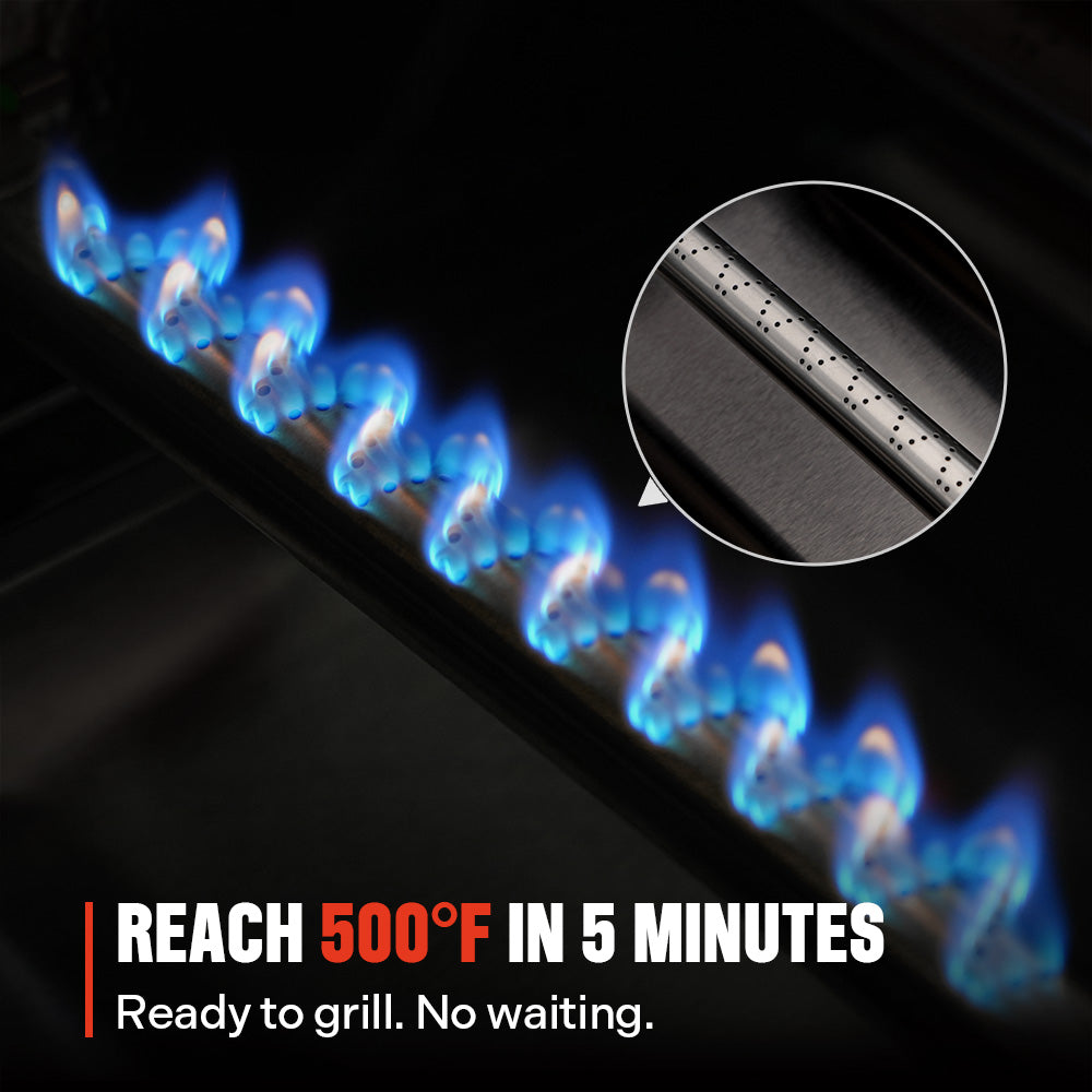Monument Grills Mesa II 410BZ Stainless Propane Gas Grill Fast Heat 37,000 BTU Searing System SKU M2-410BZ