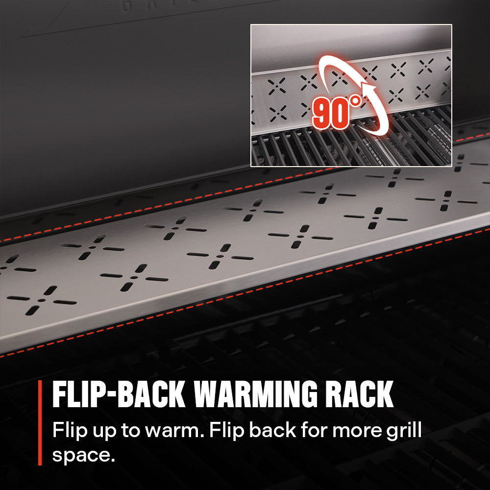 Monument Grills Mesa II 415BZ Stainless Propane Gas Grill with 49,000 BTU Output & Side Burner | M2-415BZ