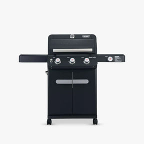 Monument Grills Mesa 325 Black Propane Gas Grill 48,000 BTU Clearview Lid 570 sq in Cooking Area M325