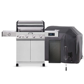 Monument Grills Denali 405 | Stainless Smart Tech Propane Gas Grill