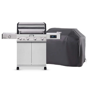 Monument Grills Denali 405 | Stainless Smart Tech Propane Gas Grill