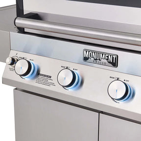 Monument Grills Denali 405 grill with control knobs