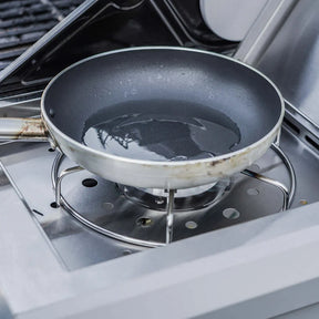 Cooking in the Monument Grills Mesa 305 stove