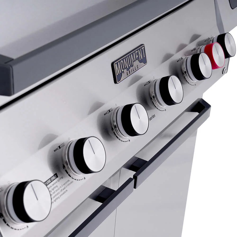 Control panel of a Monogram kitchen appliance with visible brand logo.
